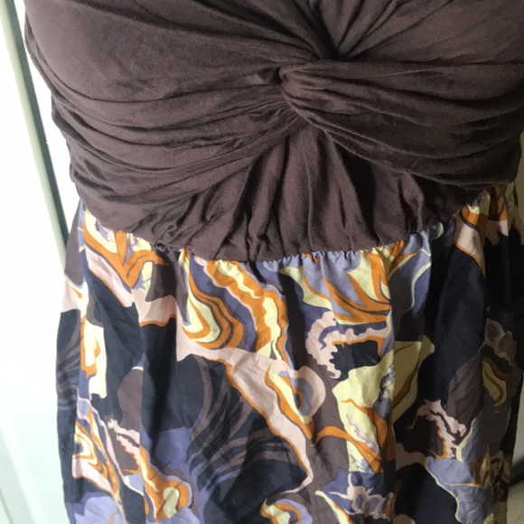 Anthropologie silk bottom dress - Picture 4 of 6